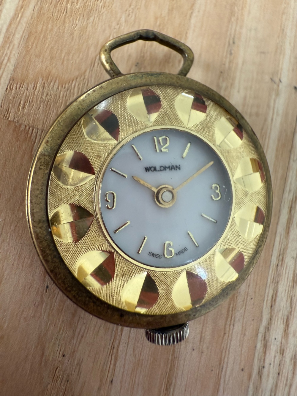 Vintage woldman ladies mechanical winding watch pendant pocket watch